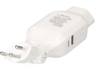 multi adaptateur clip-clap 1x type 13 USB Fast Charge blanc