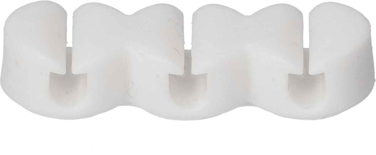 3 slots cable clips white
