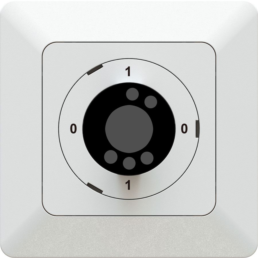 interrupteur à clé sans cyl. s0/3L 0-1-0-1 ENC priamos blanc
