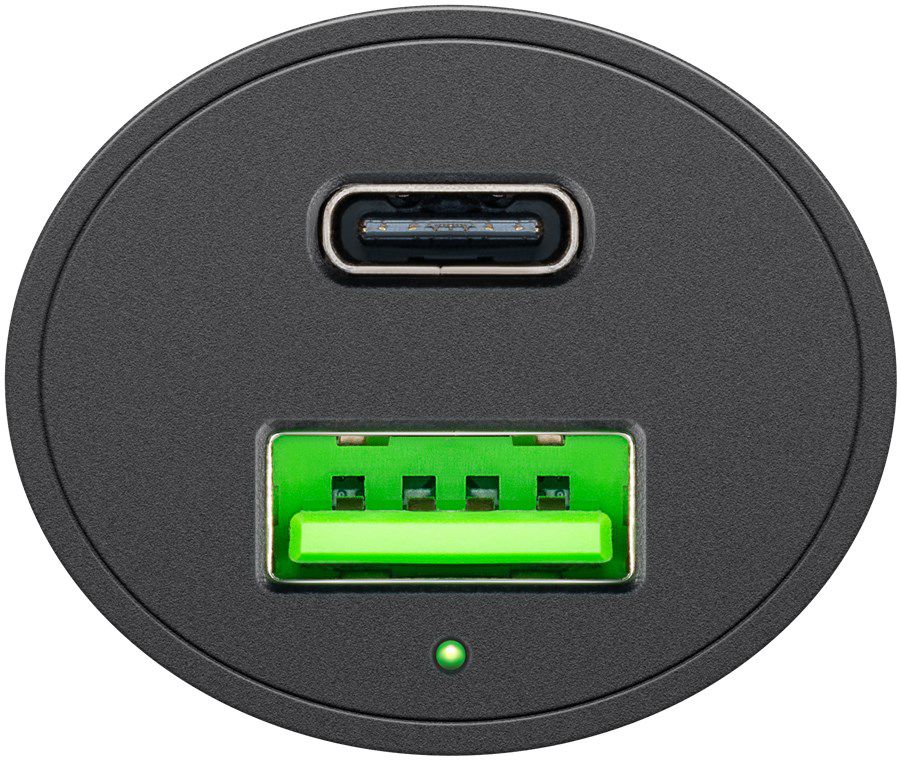 USB Auto Schnellladegerät USB-C PD schwarz