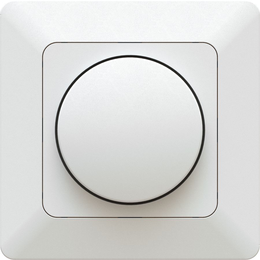 LED-Universal-Drehdimmer UP priamos weiss