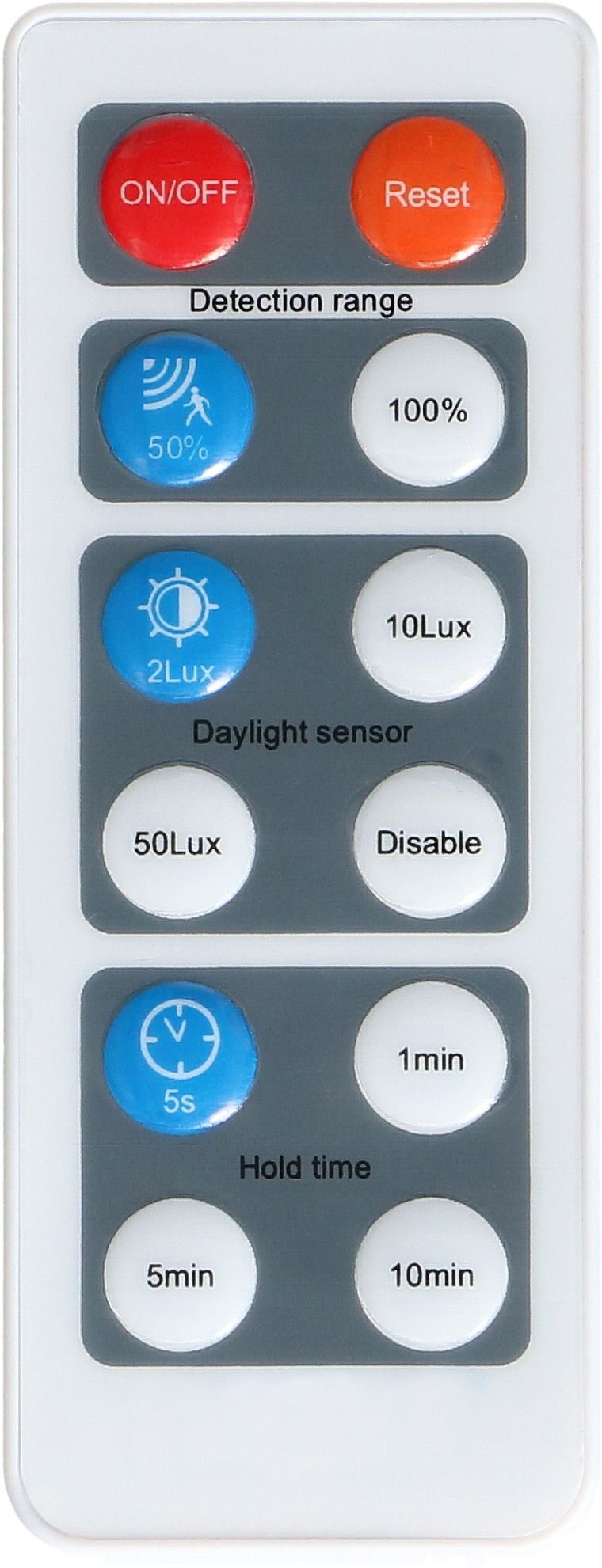 IR-Fernbedienung zu Leuchten VARIO und FLAT CCT für HF-Sensor
