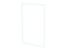 profilo decorativo dim.2x1 priamos bianco / 2 pezzi