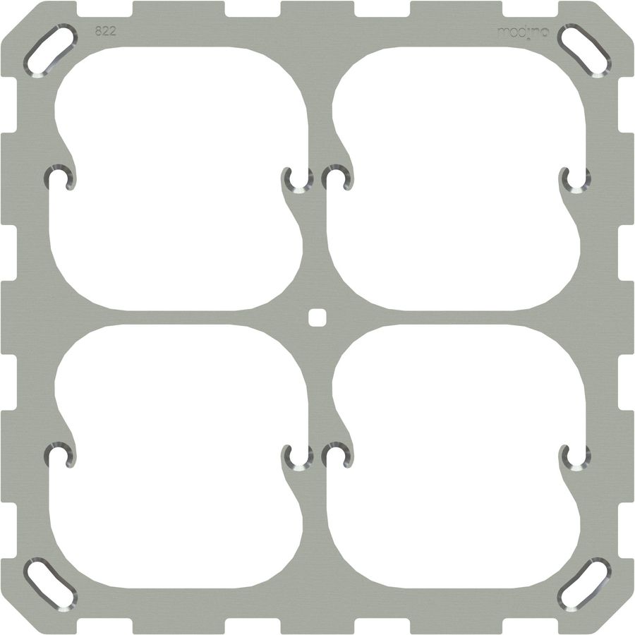 Fixing plate size 2+2 square