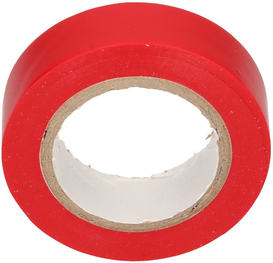 Nastro isolante PVC 0,13mmx15mm L=10m rosso