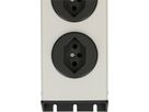 Steckdosenleiste Power Line 5x Typ 13 silber/schwarz Schalter