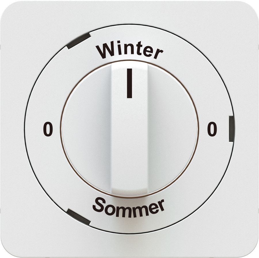 interrupteur rotatif/à clé 0-Winter-0-Sommer pl.fr. priamos blanc