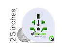 Q2 Power adaptateur mondial Schuko - USB