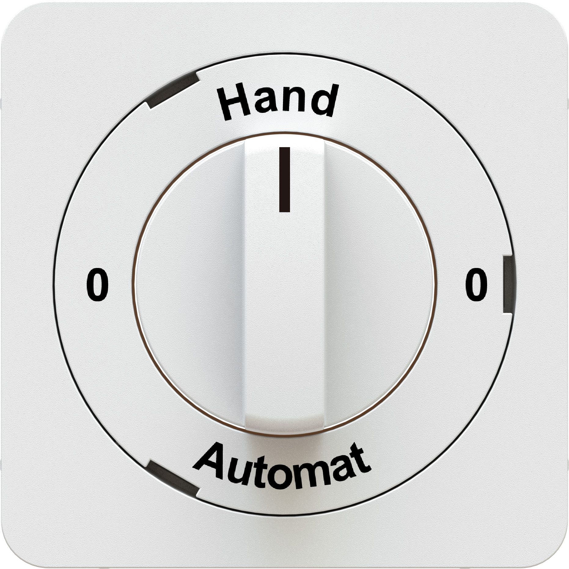 Dreh-/Schlüsselschalter 0-Hand-0-Automat Frontplatte priamos ws