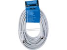 câble de raccordement SAT 75dB 10m blanc