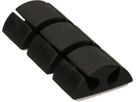2 slots cable clips black