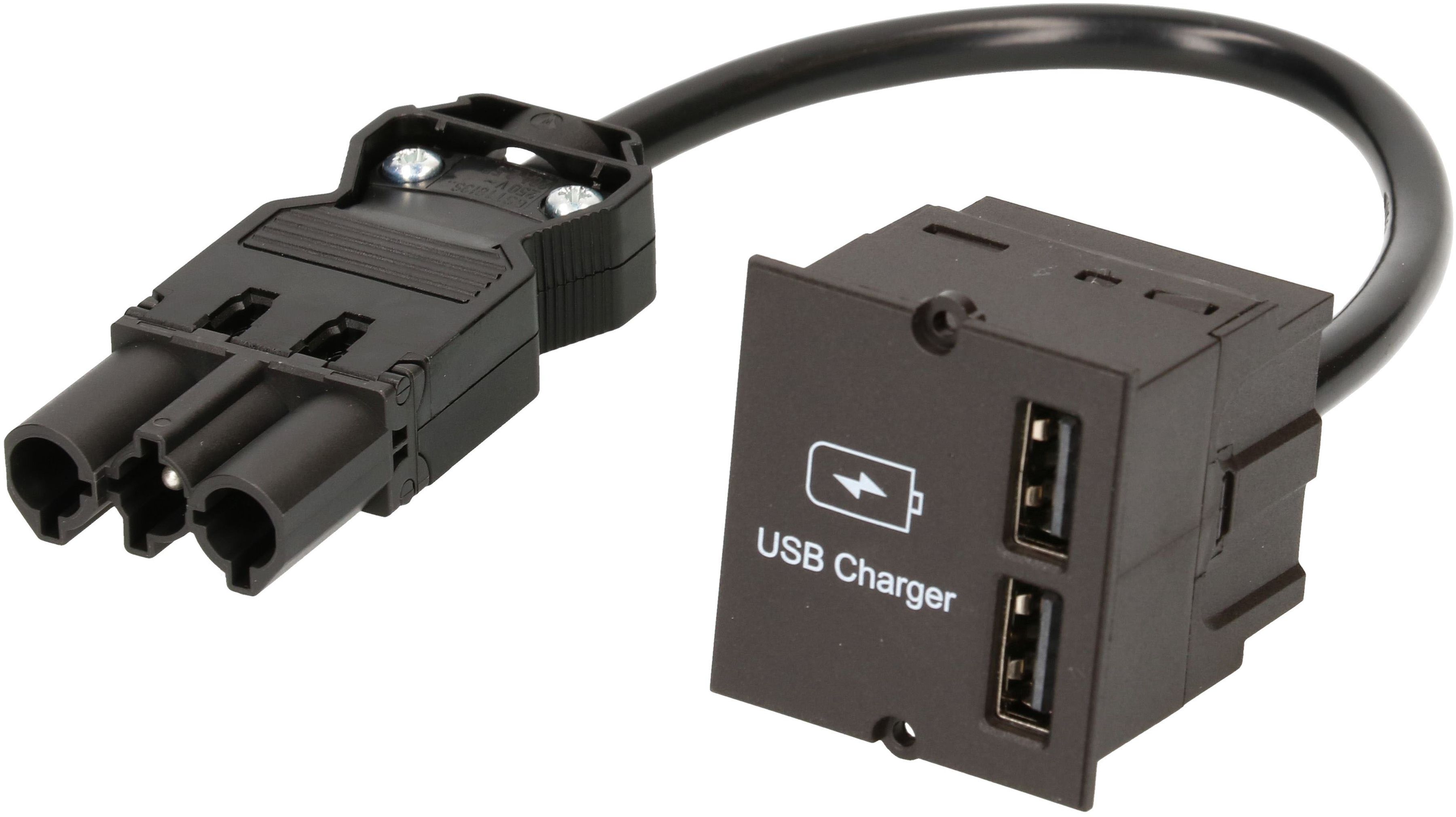 Einsatz USB-Doppelcharger 2.4A