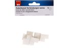 Assorted joints for cable duct 16x10mm white