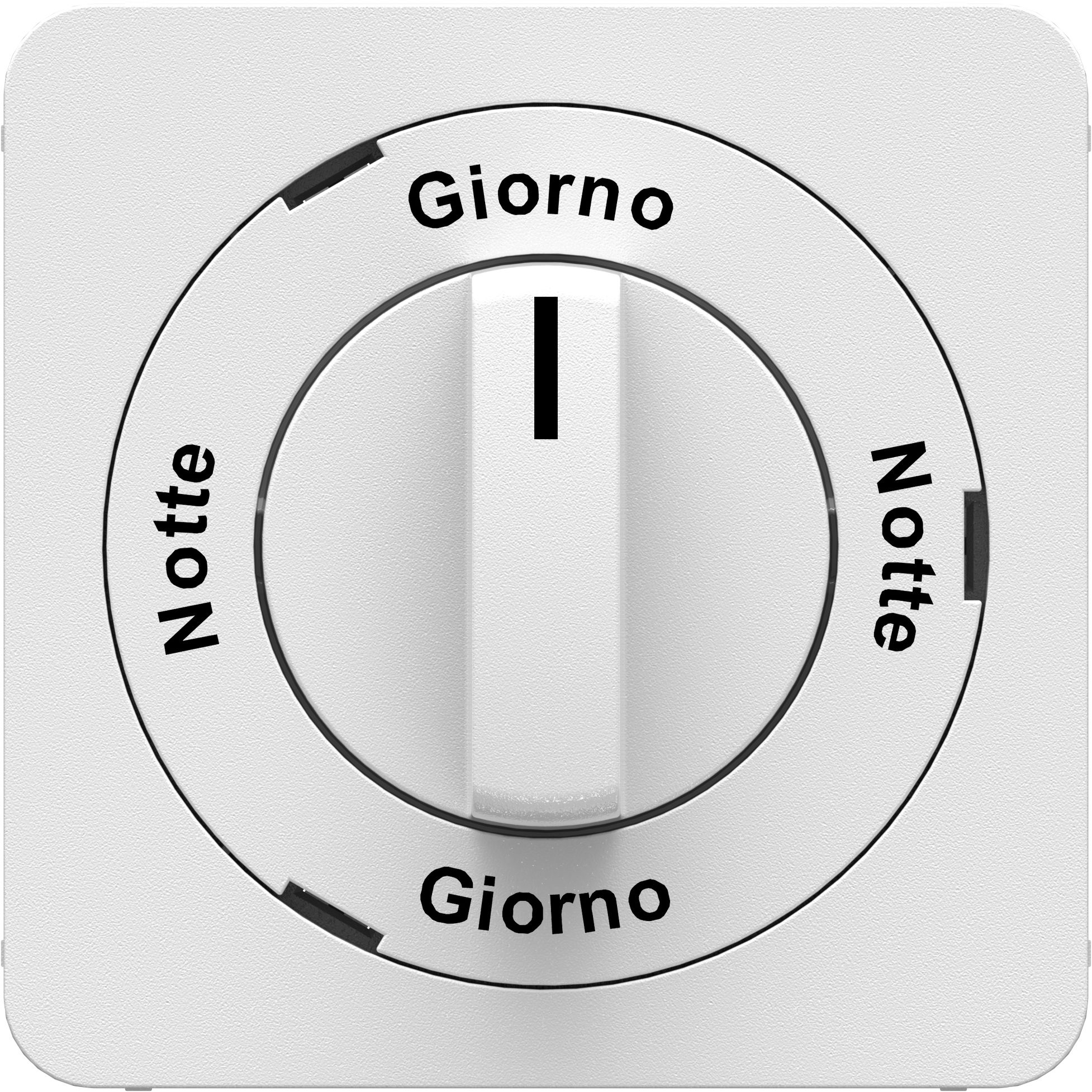 Front plates for turnable switch Notte-Giorno-Not.-Gio.