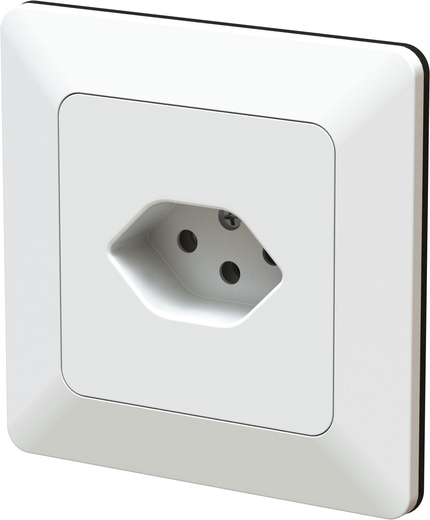 Flush-type wall socket 1x type 13 priamos white