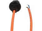 PUR câble secteur H07BQ-F3G1.5mm2 3m orange type 13 IP55