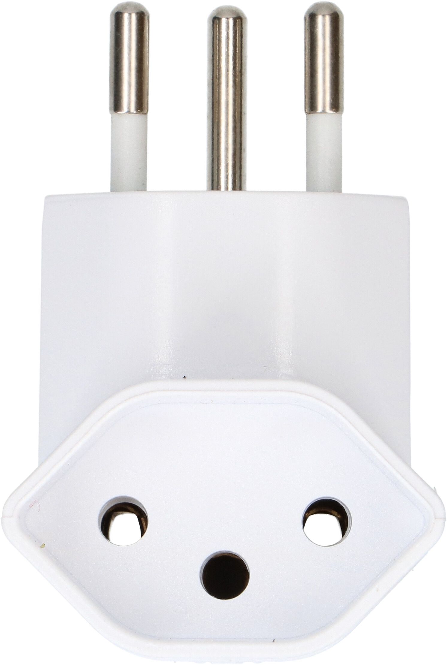 Adaptor T-shape 2x socket Swiss type 13 white