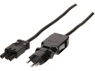 TD-Anschlusskabel H05VV-F3G1.0 sw 5m clip-clap OCP Typ 12/AC166