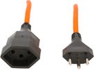 Extension cable cordset H05VV-F3G1.5mm2 orange