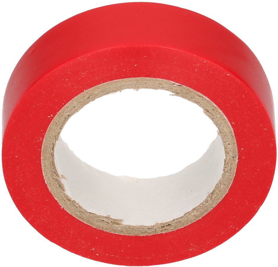 Ruban isolant PVC 0.13mmx15mm L=10m rouge