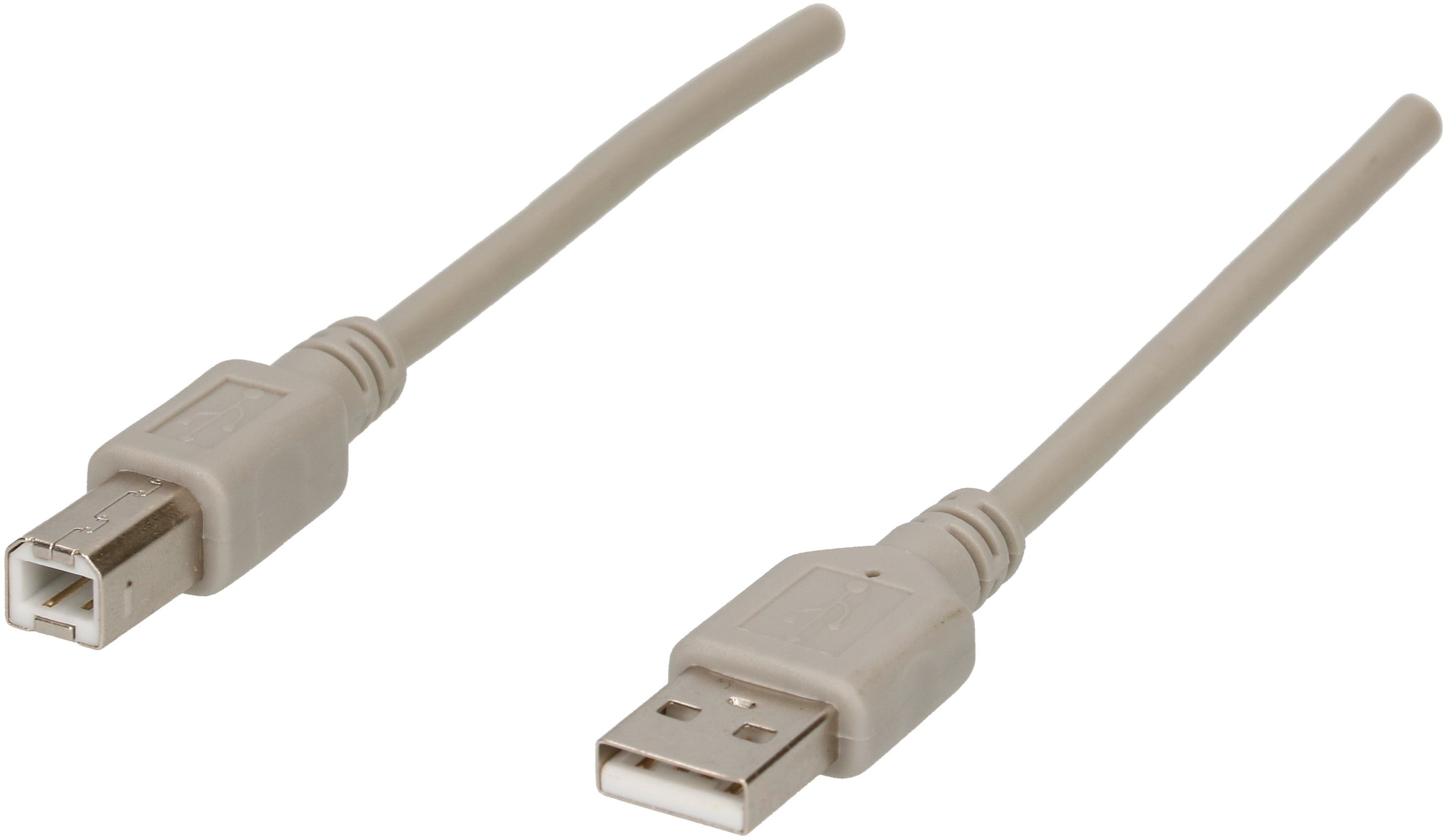 USB Kabel Version 2.0 1.5m grau