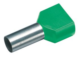 Capocorda isolato 2x6.0mm²/14mm verde