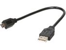 USB-Kabel 0.15m schwarz