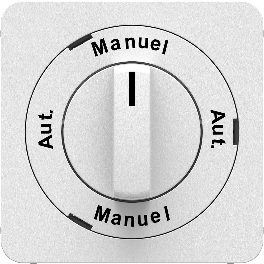 Front plates for turnable switch Aut.-Man.-Aut.-Man.