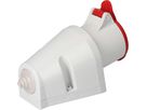 Industrial wall appliance socket 3P+N+E 400V/32A red IP44
