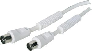 câble de raccordement IEC 90dB 3m blanc noyau de ferrite
