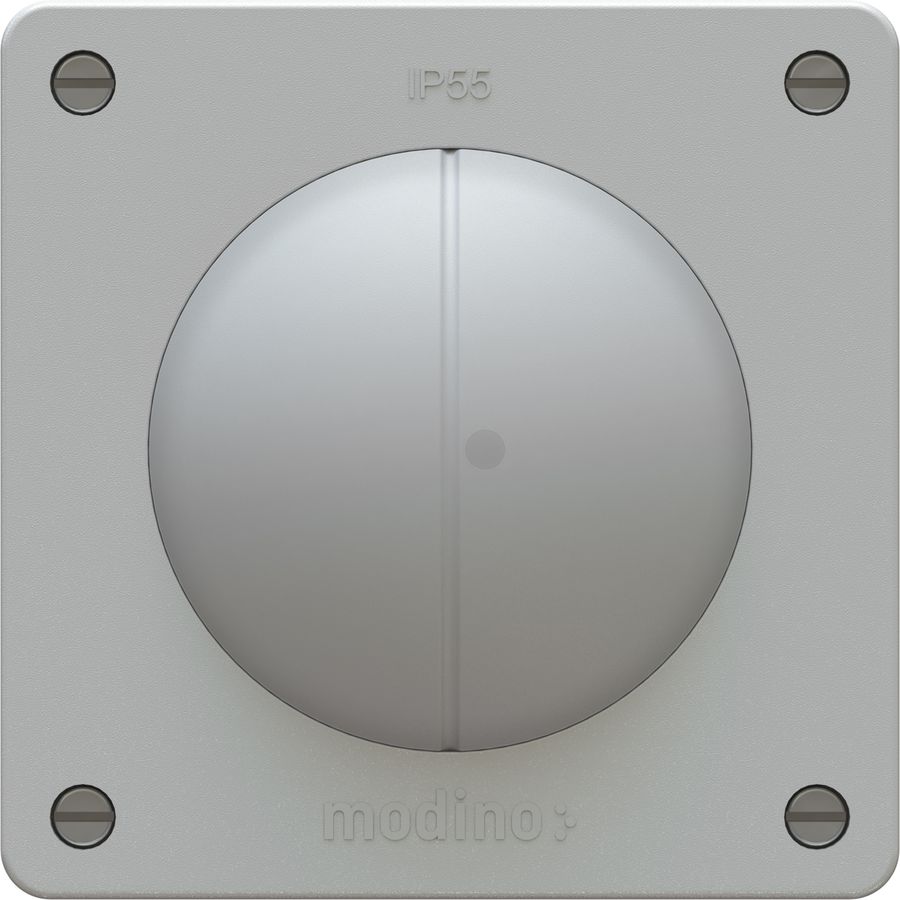 interrupteur à poussoir double s3+3 1x illu. in.+s.f. exo IP55 gr