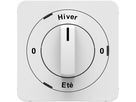 interrupteur rotatif/à clé 0-Hiver-0-Eté plaque front. priamos bc
