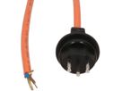 PUR câble secteur H07BQ-F3G1.5mm2 10m orange type 13 IP55