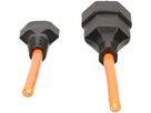 Extension cable cordset H05VV-F3G1.0mm2 orange