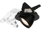 LED-Einbauspot "TURN" DALI schwarz, 3000K, 960lm, 50°