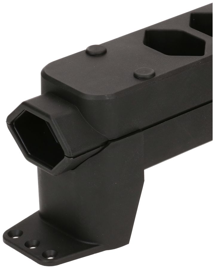 multipresa Swiss Line 5+1x tipo 13 nero 5m