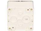 Drucktaster A/R AP Mica Nass IP54 weiss
