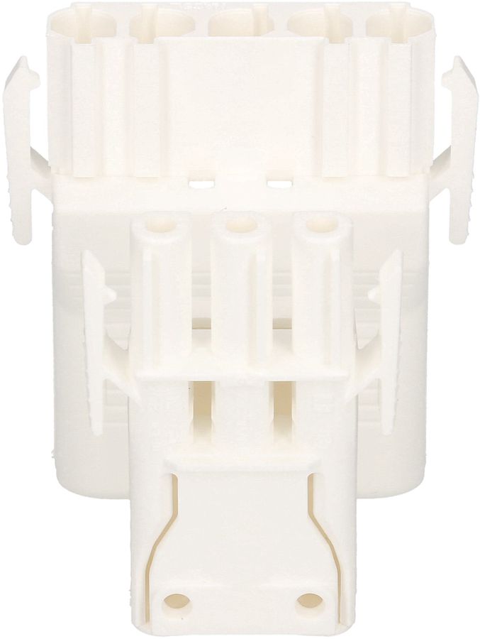 Stecker ENSTO 5-polig weiss Zugentlastung