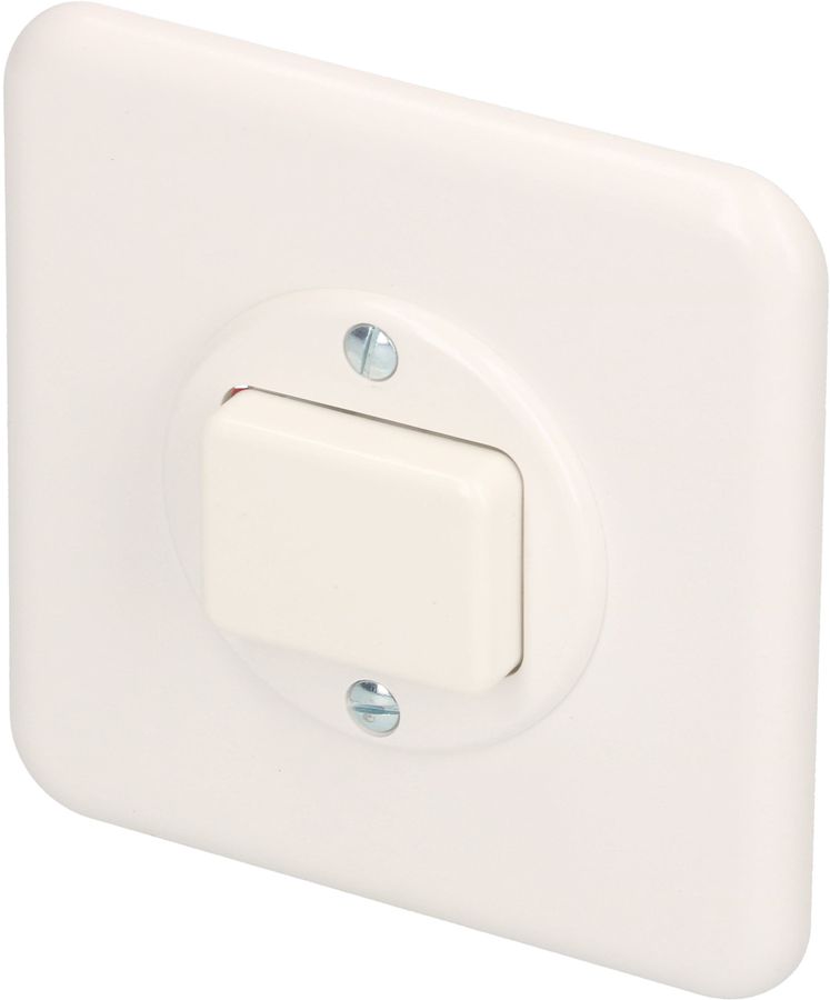interruttore schema 6 dim.1x1 INC Mica Standard bianco