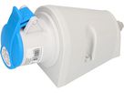 CEE-Wandsteckdose 2P+E 230V/16A blau IP44