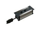 INTRO2.0 bloc multiprise anodisé 2x type 13 1x USB-A/C