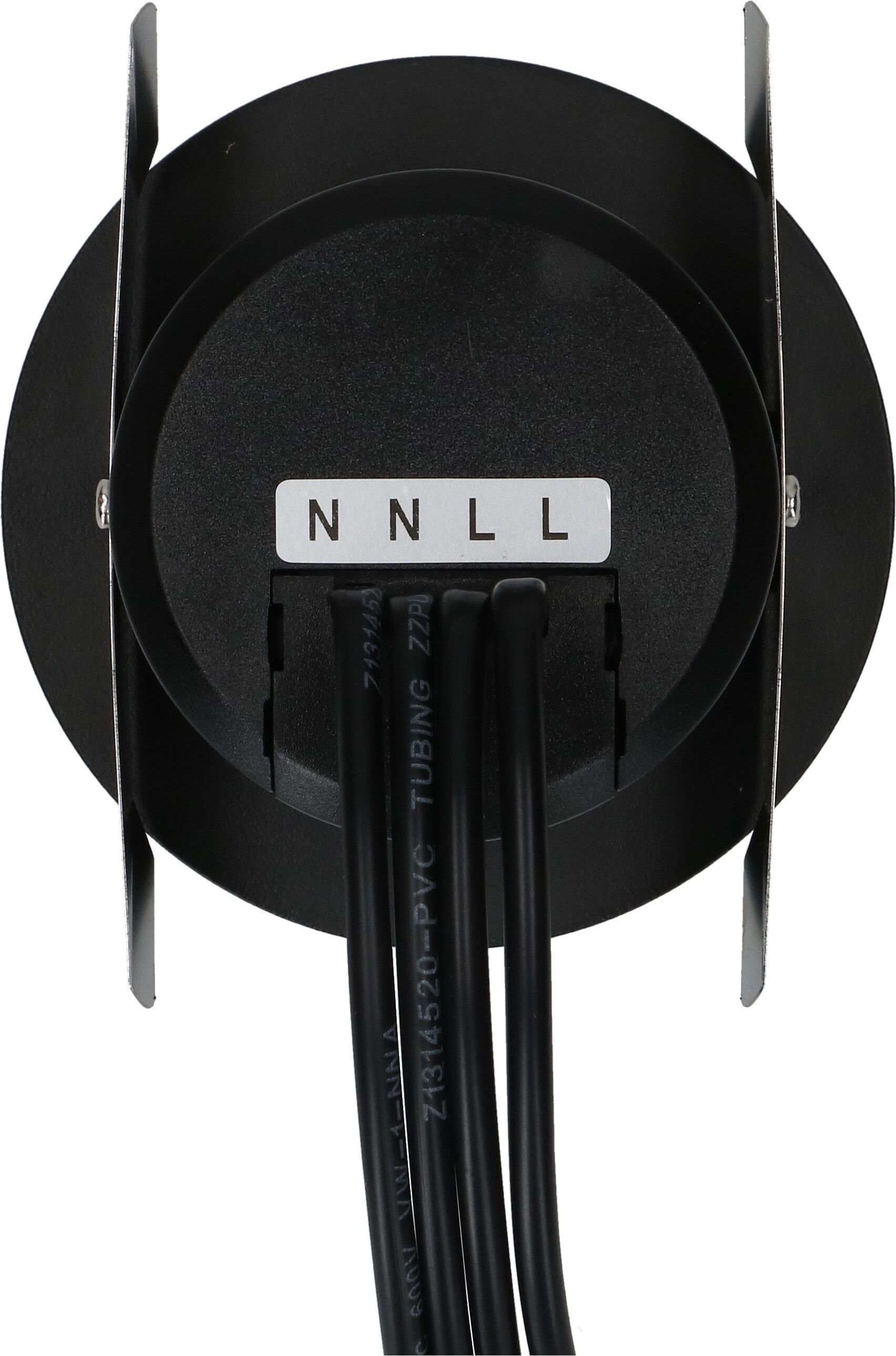 LED-Einbauspot WOODY Ø68 schwarz matt 3000K 660lm 60°