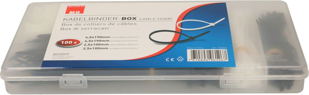Kabelbinder-Box