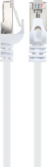 Patchkabel Kat. 6 U/FTP flach 3m weiss