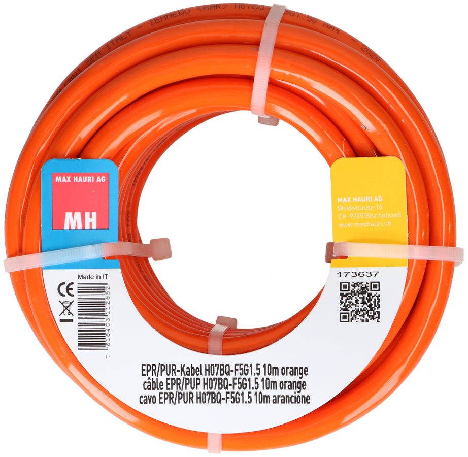 EPR/PUR-Kabel H07BQ-F5G1.5 10m orange