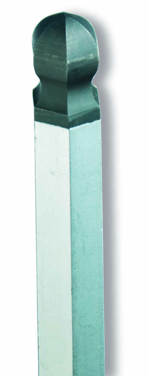 Clé à six pans creux 260mm à tête sphérique DIN 5265 SW8x150mm