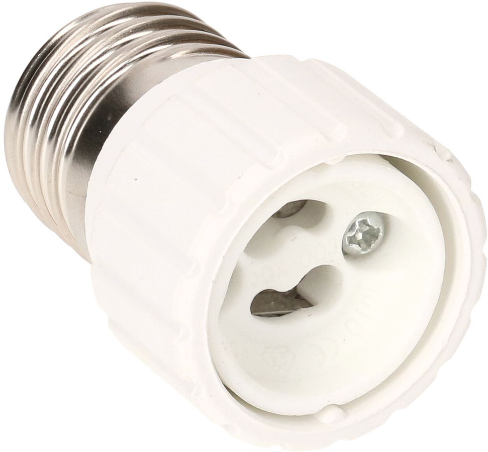 Adaptor Socket E27 to GU10 / Colour: white