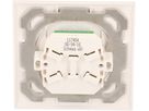 Telefon/Netzwerk 1xT+T83 1xRJ45 Kat. 5e UP EdizioDue weiss