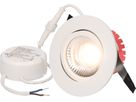 LED-Downlight "SOLVO-IP65" matt white 4000K 38°