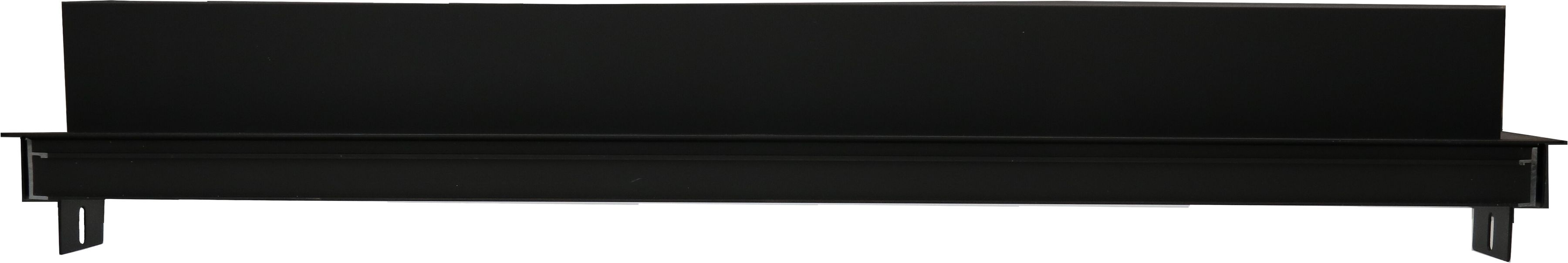 Duo plus Cover Einbaurahmen lang schwarz inkl. Befestigung